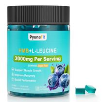 Suplemento de gomas PYUNAFIT HMB Leucina com vitamina D3 120 ct