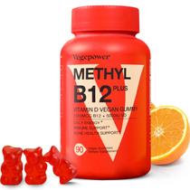 Suplemento de gomas veganas de vitamina D3 e B12 VEGEPOWER 90 unidades Suplemento de gomas veganas de vitamina D3 e B12 VEGEPOWER 90 unidades