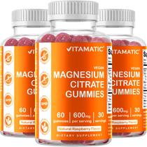 Suplemento de gomas vitamáticas de magnésio 600mg 60 veganas x3 Suplemento de gomas vitamáticas de magnésio 600mg 60 veganas x3