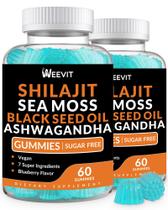 Suplemento de gomas WEEVIT Shilajit Sea Moss Ashwagandha