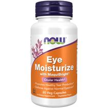 Suplemento de hidratação ocular NOW com MaquitBright - 60 cápsulas vegetais