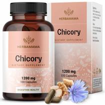 Suplemento de Inulina de Chicória Herbamama - 100 Cápsulas de 1200mg Suplemento de Inulina de Chicória Herbamama - 100 Cápsulas de 1200mg