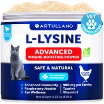 Suplemento de L-lisina em pó para gatos - 900 mg/porção - 60 g Suplemento de L-lisina em pó para gatos - 900 mg/porção - 60 g