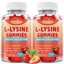 Suplemento de L-lisina GrnLife 1000mg, gomas para adultos e crianças Suplemento de L-lisina GrnLife 1000mg, gomas para adultos e crianças