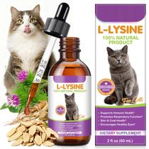 Suplemento de L-Lisina para Gatos FANGCUN 60 ml Suporte Imunológico Suplemento de L-Lisina para Gatos FANGCUN 60 ml Suporte Imunológico
