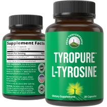 Suplemento de L-tirosina TyroPure da Peak Performance 500 mg