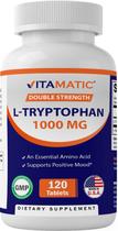 Suplemento de L-Triptofano 1000mg - 120 Comprimidos