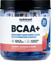 Suplemento de limonada de framboesa hidratante Nutricost BCAA+