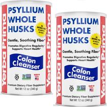 Suplemento de limpeza de cólon Yerba Prima Psyllium Whole Husks 340ml Suplemento de limpeza de cólon Yerba Prima Psyllium Whole Husks 340ml