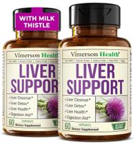 Suplemento de Limpeza do Fígado Vimerson Health Detox - Pacote com 2