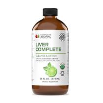 Suplemento de limpeza hepática natural completo 473 ml