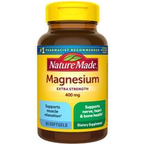 Suplemento de Magnésio 400mg - 60 Cápsulas - Natural Suplemento de Magnésio 400mg - 60 Cápsulas - Natural