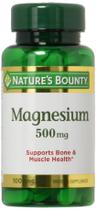 Suplemento de Magnésio de Alta Potência Nature's Bounty - 500mg (200 Comprimidos) Suplemento de Magnésio de Alta Potência Nature's Bounty - 500mg (200 Comprimidos)