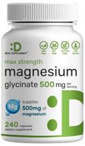Suplemento de magnésio Deal Supplement Max Strength 500mg