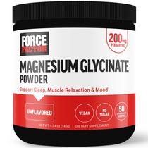 Suplemento de magnésio Force Factor Glicinato de magnésio 200 mg