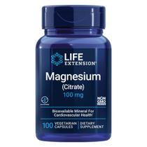 Suplemento de magnésio Life Extension Magnésio 100mg 100 cápsulas