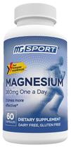 Suplemento de magnésio MGSport de alta absorção com vitaminas