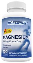 Suplemento de magnésio MGSport de alta absorção com vitaminas