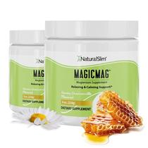Suplemento de magnésio NaturalSlim Magicmag Pure 240 ml (pacote com 2)