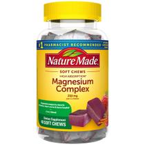 Suplemento de magnésio Nature Made 250mg 40 Chews
