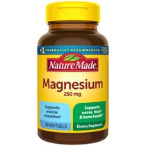 Suplemento de Magnésio Nature Made - 250mg - 90 Cápsulas Gelatinosas