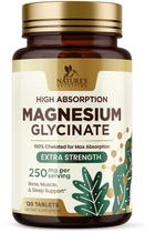 Suplemento de magnésio Nature's Nutrition 250 mg 120 comprimidos