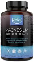 Suplemento de magnésio Nested Naturals Glicinato de magnésio 200 mg Suplemento de magnésio Nested Naturals Glicinato de magnésio 200 mg