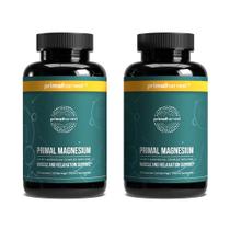 Suplemento de magnésio Primal Harvest 310 mg com zinco 120 cápsulas