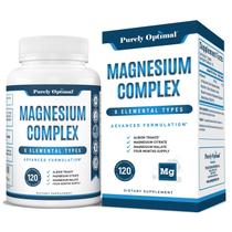 Suplemento de Magnésio Purely Optimal - 500mg (120 Cápsulas)