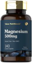 Suplemento de magnésio Tahoe Nutritionals 500 mg 140 cápsulas Suplemento de magnésio Tahoe Nutritionals 500 mg 140 cápsulas