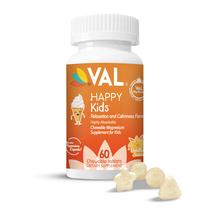 Suplemento de magnésio VAL Happy Kids Chewable Vanilla 60ct