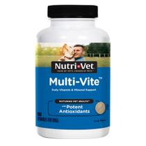 Suplemento de mastigáveis Nutri-Vet Multi-Vite para cães adultos 180 quilates Suplemento de mastigáveis Nutri-Vet Multi-Vite para cães adultos 180 quilates