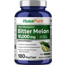 Suplemento de Melão Amargo Nusa - 10.000mg - 180 Cápsulas