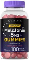 Suplemento de melatonina Carlyle 5mg Gummies 100 Count Suplemento de melatonina Carlyle 5mg Gummies 100 Count
