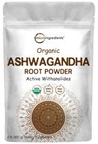 Suplemento de microingredientes: Ashwagandha orgânica, 1 kg