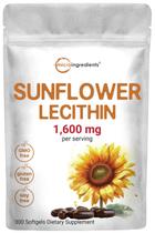 Suplemento de microingredientes: lecitina de girassol 1600 mg