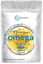 Suplemento de microingredientes Ultra Omega 3-6-9 3600mg