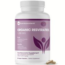 Suplemento de micronutrientes puros Resveratrol orgânico 1200 mg