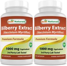 Suplemento de mirtilo Best Naturals 1000 mg 180 cápsulas Suplemento de mirtilo Best Naturals 1000 mg 180 cápsulas