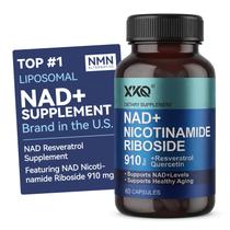Suplemento de NAD XKQ 910 mg lipossomal com resveratrol, 60 cápsulas Suplemento de NAD XKQ 910 mg lipossomal com resveratrol, 60 cápsulas