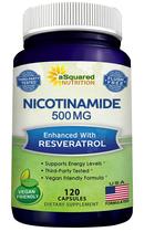Suplemento de nicotinamida aSquared Nutrition com resveratrol