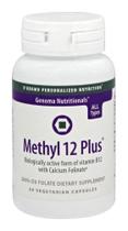 Suplemento de nutrição personalizada D'Adamo Methyl 12 Plus 60ct Suplemento de nutrição personalizada D'Adamo Methyl 12 Plus 60ct
