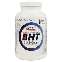 Suplemento de nutrição por atacado BHT 250mg 500 cápsulas