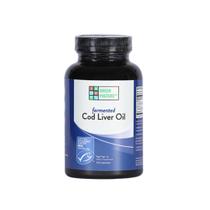 Suplemento de óleo de fígado de bacalhau fermentado Green Pasture Blue ICE 120 cápsulas Suplemento de óleo de fígado de bacalhau fermentado Green Pasture Blue ICE 120 cápsulas
