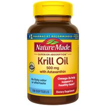 Suplemento de Óleo de Krill 500mg - 100 Cápsulas