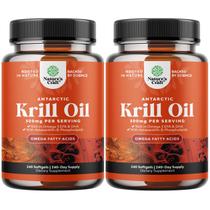 Suplemento de óleo de krill antártico Natures Craft 500 mg Suplemento de óleo de krill antártico Natures Craft 500 mg