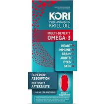 Suplemento de Óleo de Krill Omega 3 - 1200mg - 30 Cápsulas