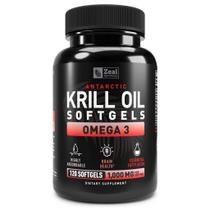 Suplemento de óleo de krill Zeal Naturals 1000 mg (120 cápsulas gelatinosas) Suplemento de óleo de krill Zeal Naturals 1000 mg (120 cápsulas gelatinosas)