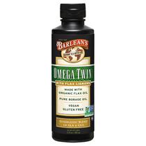 Suplemento de óleo de linhaça líquido Barlean's Omega Twin 355ml