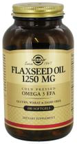 Suplemento de óleo de linhaça SOLGAR 1250 mg 100 cápsulas gelatinosas (pacote com 3) Suplemento de óleo de linhaça SOLGAR 1250 mg 100 cápsulas gelatinosas (pacote com 3)